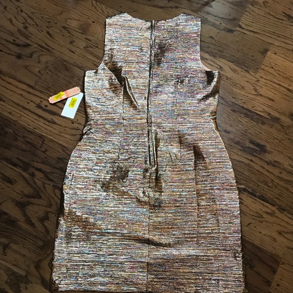 GB Metallic cocktail Dress size L - Picture 6 of 10